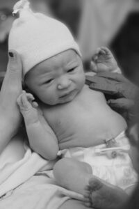 Violet Birth Photo
