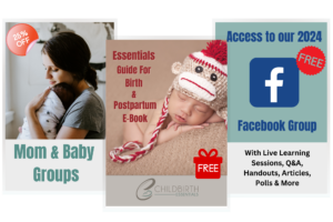 Website mockup showing bonus offers included with classes